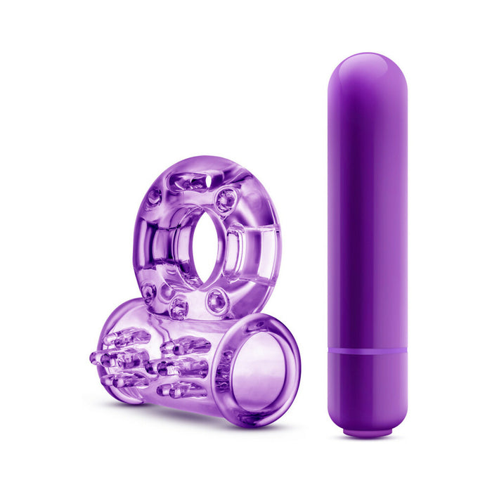Play With Me - Couples Play - Vibrating Cockring - Purple