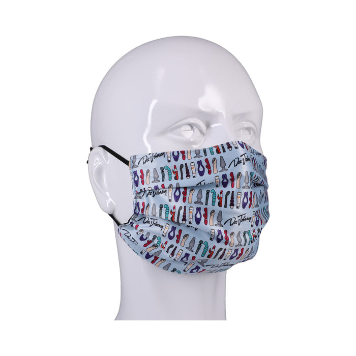 DJ Reversible&Adjustable Face Mask Blue