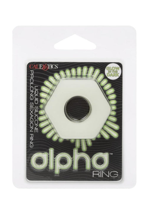 Alphe Gitd Silicone Prolong Sexagon Ring - SexToy.com