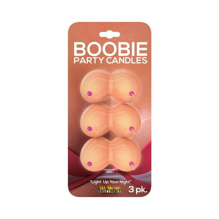 Boobie Party Candles 3pk - SexToy.com