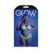 Fantasy Lingerie Glow Mirage Bandage Bra & Panty Neon Lemon Queen Size - SexToy.com