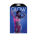 Fantasy Lingerie Glow Slow Motion Peek-a-boo Bra & Panty Neon Pink L/xl - SexToy.com