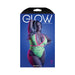 Fantasy Lingerie Glow Spotlight Contrast Elastic Lace Teddy With Snap Closure Neon Green Queen Size - SexToy.com