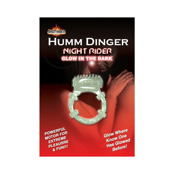 Humm Dinger Dual Vibrating Cockring (glow) - SexToy.com