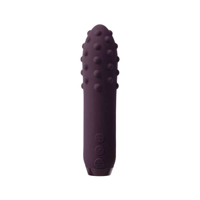 Je Joue Duet Rechargeable Silicone Multi-surfaced Bullet Vibrator Purple - SexToy.com