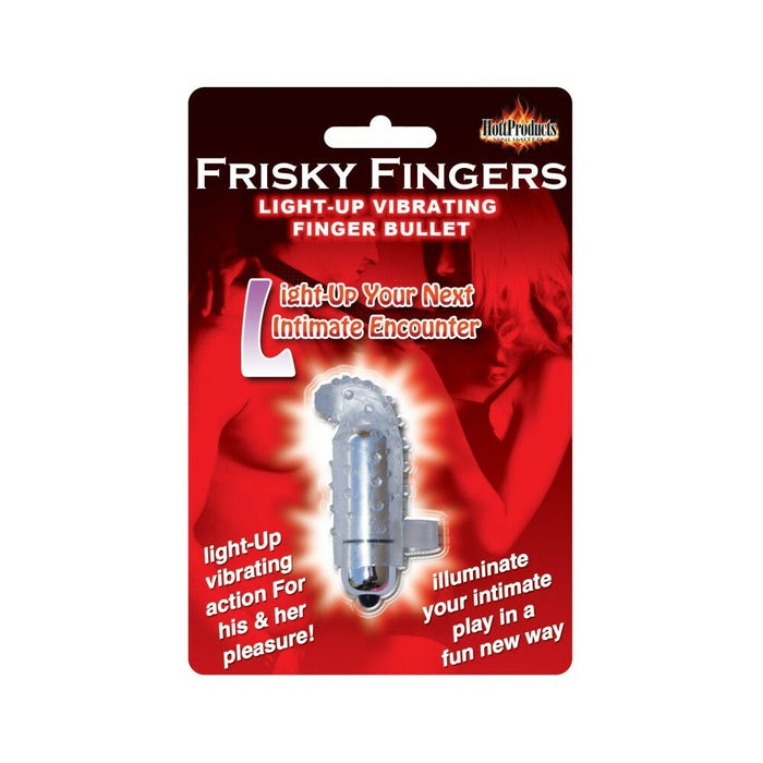 Light Up Frisky Finger - Clear. - SexToy.com