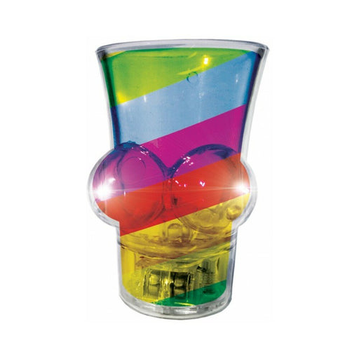 Light Up Rainbow Boobie Shot Glass - SexToy.com