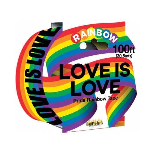 Love Is Love - Rainbow Style - Caution Party Tape - 100' - SexToy.com