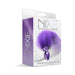 Nixie Metal Butt Plug With Ombre Tail Purple Metallic - SexToy.com