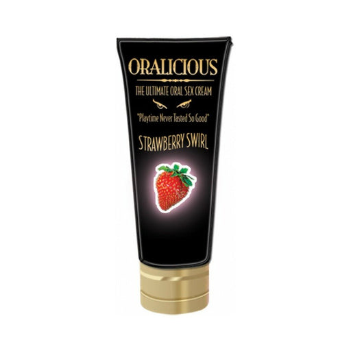 Oralicious Oral Sex Cream Strawberry 2oz - SexToy.com