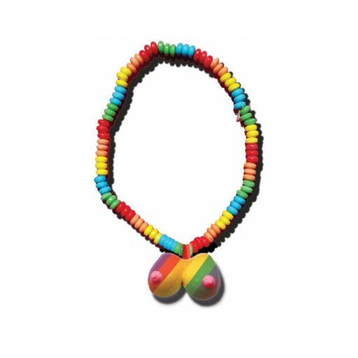 Rainbow Boobie Candy Necklace - SexToy.com