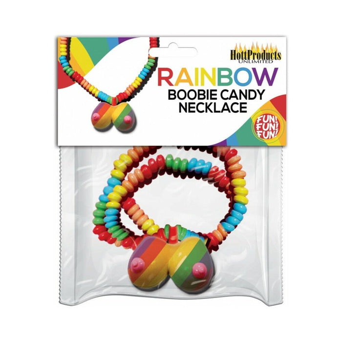 Rainbow Boobie Candy Necklace - SexToy.com