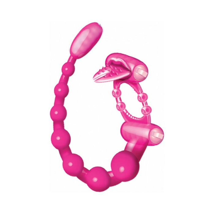 Scorpion Dual Pleasure Ring With Anal Vibe - SexToy.com