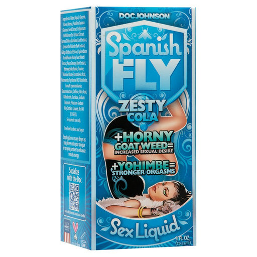 Spanish Fly Sex Drops - 1 Fl. Oz. - Zesty Cola - SexToy.com