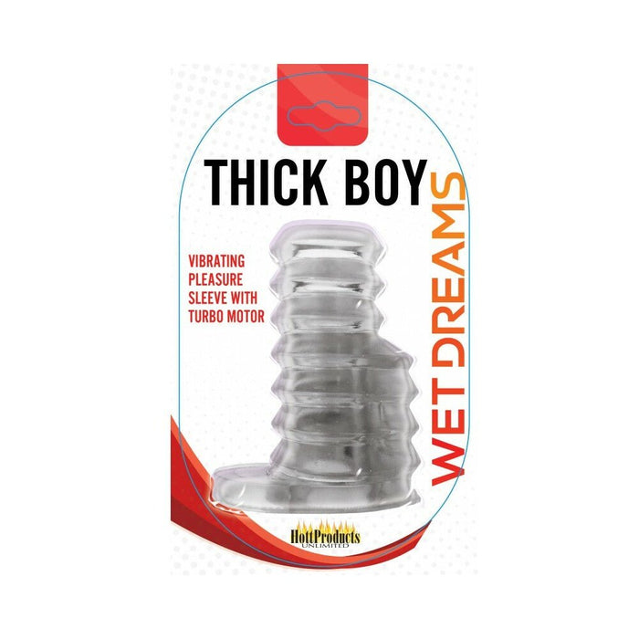 Thick Boy Turbo Sleeve Clear - SexToy.com