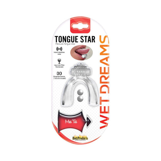 Tongue Star Tongue Vibe Clear - SexToy.com