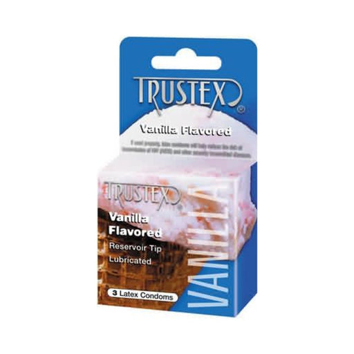 Trustex Flavored Condoms Vanilla 3 Pack - SexToy.com