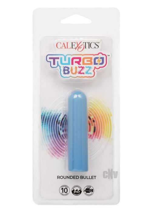 Turbo Buzz Rounded Bullet Blue - SexToy.com