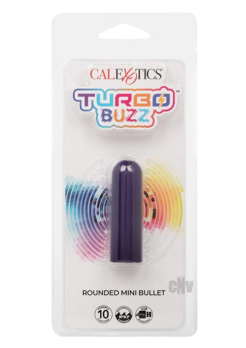 Turbo Buzz Rounded Mini Bullet Purple - SexToy.com