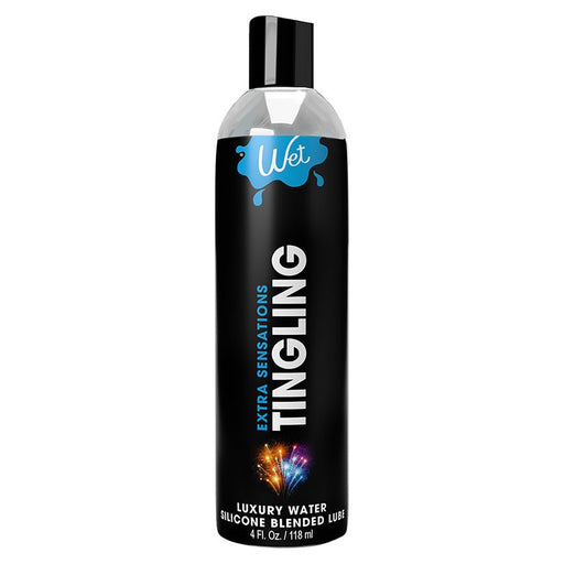 WET TINGLING WATER/SILICONE 4 OZ - SexToy.com