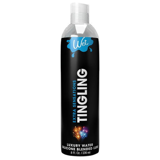 WET TINGLING WATER/SILICONE 8 OZ - SexToy.com