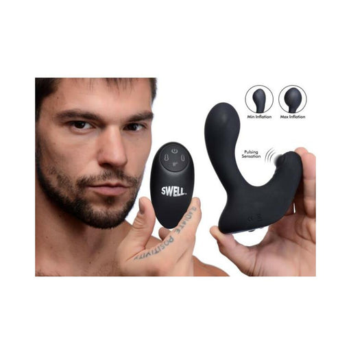 10x Inflatable And Tapping Silicone Prostate Vibrator - SexToy.com