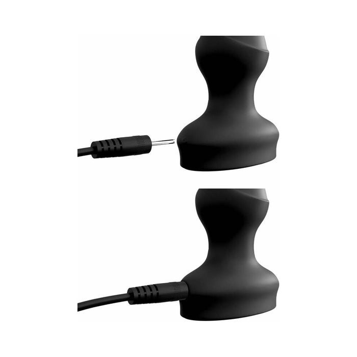 3some Wall Banger Beads Rechargeable Black - SexToy.com