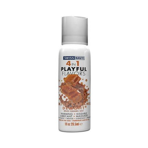 4 In 1 Playful Flavors Salted Caramel Delight 1 Oz. | SexToy.com