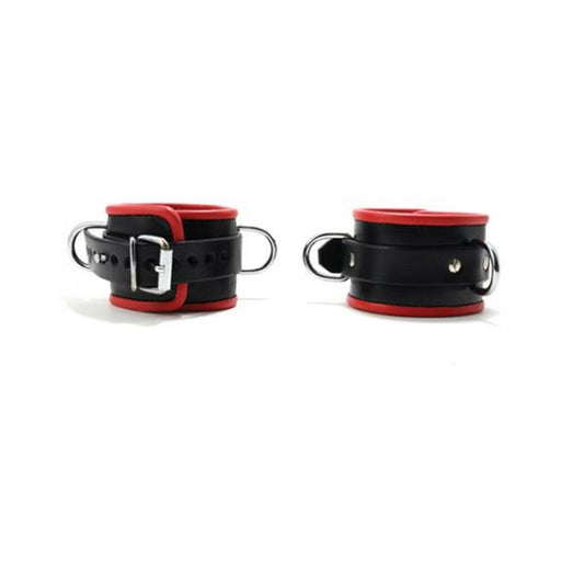 665 Padded Locking Ankle Restraint - Red - SexToy.com