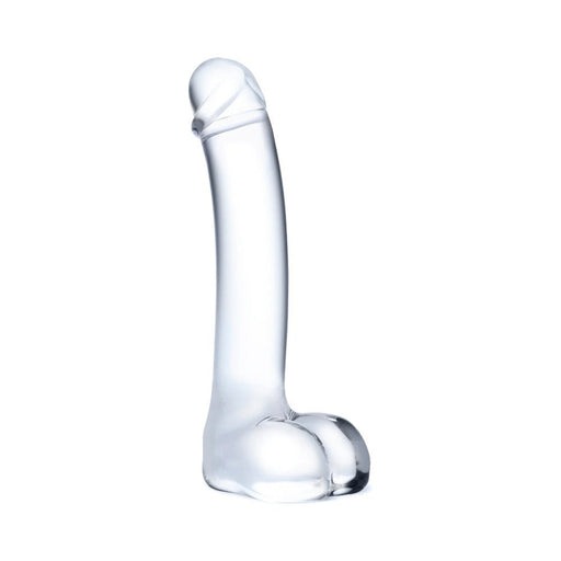 7" Realistic Curved Glass G-Spot Dildo - SexToy.com