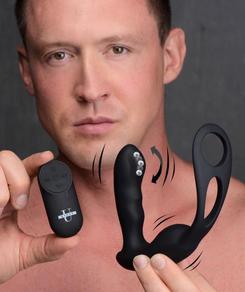 7x P-strap Milking And Vibrating Prostate Stimulator With Cock And Ball Harness | SexToy.com