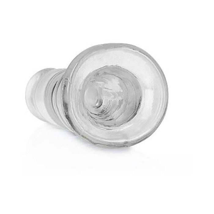Realrock Crystal Clear Curvy 5.5 In. Dildo/plug Clear | SexToy.com