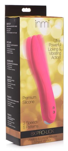 8x Pro-lick Vibrating & Licking Silicone Tongue Vibrator | SexToy.com