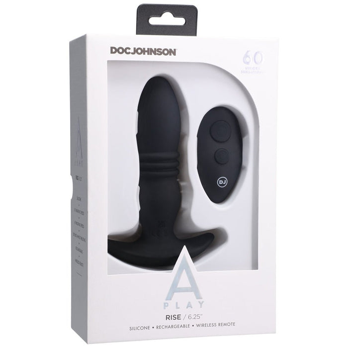 A-play Rise Rechargeable Silicone Anal Plug With Remote - SexToy.com