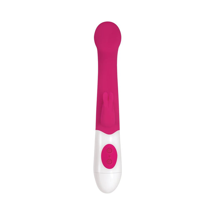 Adam & Eve Bunny Love Dual Motors Flexible 10 Speed And Functions Silicone Waterproof - SexToy.com