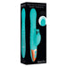 Adam & Eve - Heat Me Up Warming Rabbit Thruster Silicone Rechargeable Aqua - SexToy.com
