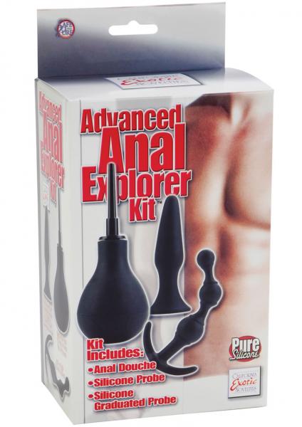 Advanced Anal Explorer Kit Silicone Black | SexToy.com