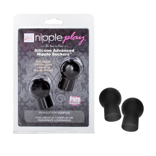 Advanced Silicone Nipple Suckers Black | SexToy.com