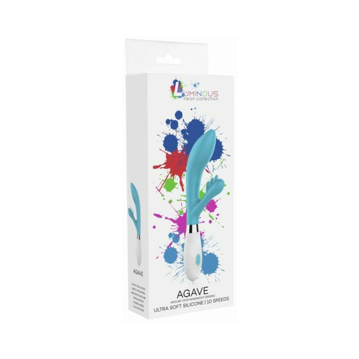 Agave Ultra Soft Silicone 10 Speeds Turquoise - SexToy.com