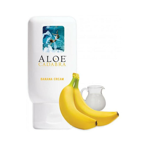 Aloe Cadabra Organic Lubricant - 2.5 Oz Bottle Banana Cream - SexToy.com