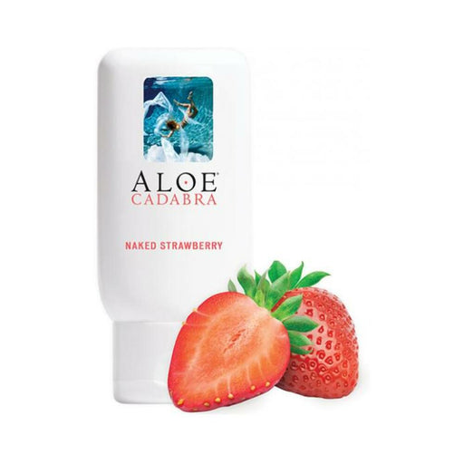 Aloe Cadabra Organic Lubricant - 2.5 Oz Bottle Naked Strawberry - SexToy.com