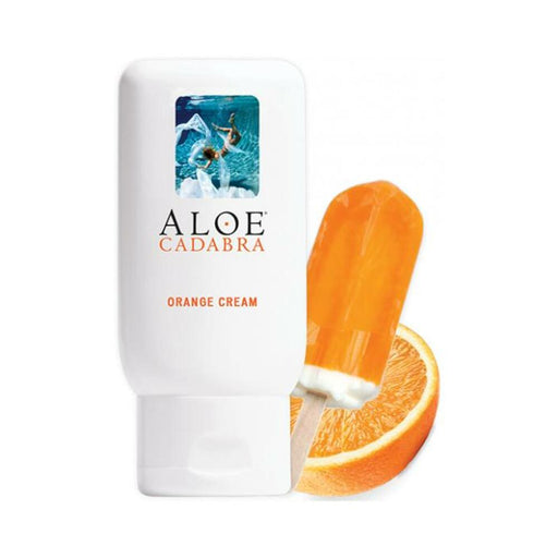Aloe Cadabra Organic Lubricant - 2.5 Oz Bottle Orange Cream - SexToy.com
