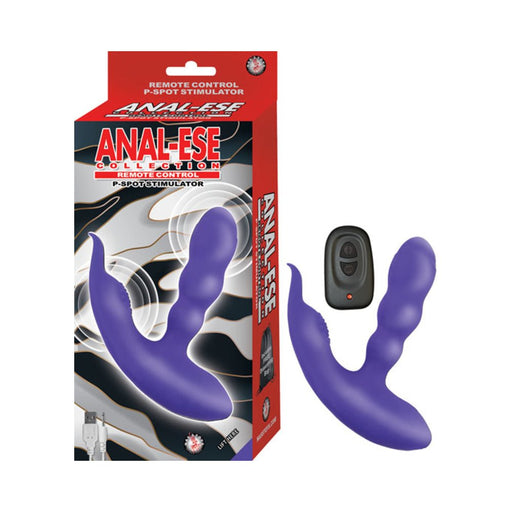 Anal Ese Remote Control P-Spot Stimulator Purple | SexToy.com