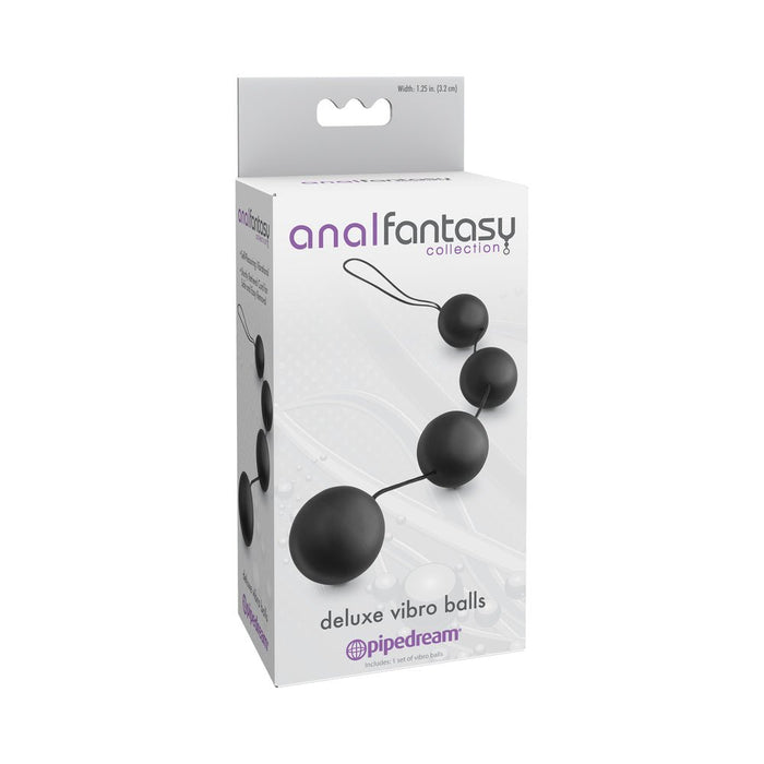 Anal Fantasy Deluxe Vibro Balls Black | SexToy.com