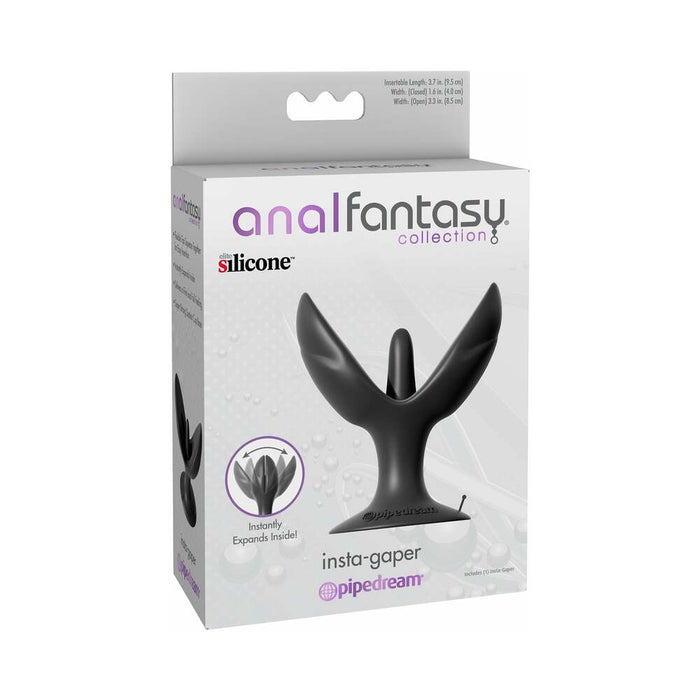 Anal Fantasy Insta Gaper Black Butt Plug - SexToy.com