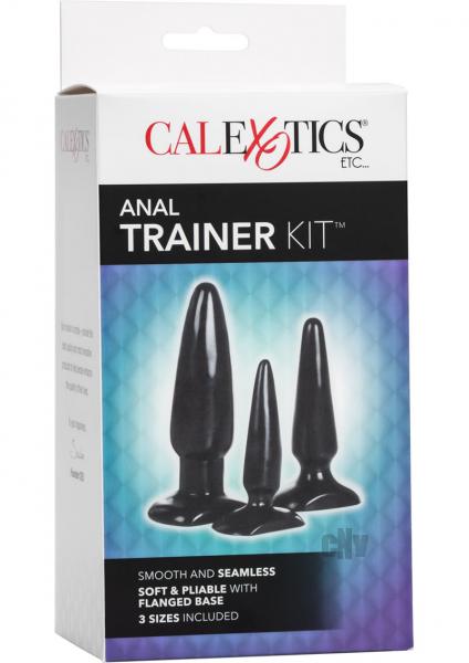 Anal Trainer Kit 3 Butt Plugs Black | SexToy.com