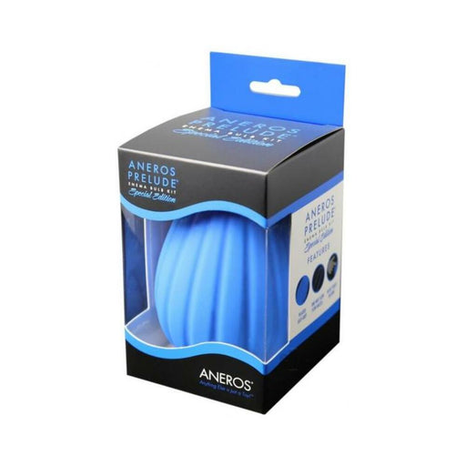 Aneros Prelude Enema Bulb Kit Special Edition Blue - SexToy.com