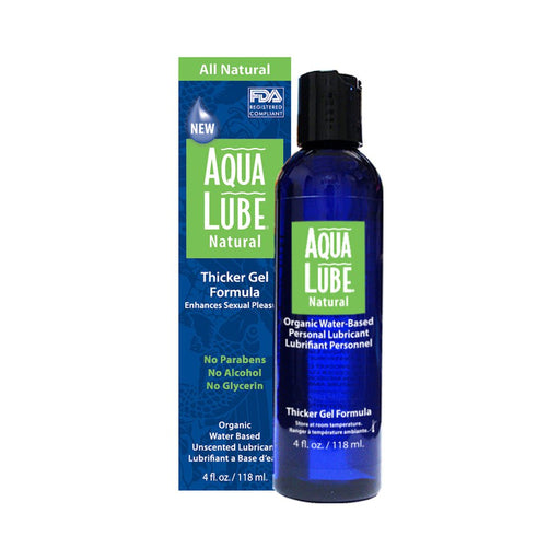 Aqua Lube Natural Gel 4 fluid ounces | SexToy.com