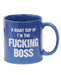 Attitude mug a giant cup of i'm the fucking boss - 22 oz | SexToy.com