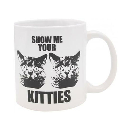 Attitude Mug Show Me Your Kitties - 22 Oz - SexToy.com